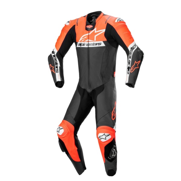 Alpinestars Missile V2 Ward 1 Pc Leather Suit Black/Red/Fluo White